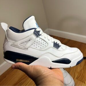 Air Jordan 4 Retro LS “Columbia/Legend Blue” 314254 107 Size 9.5 NOOO BOXXX